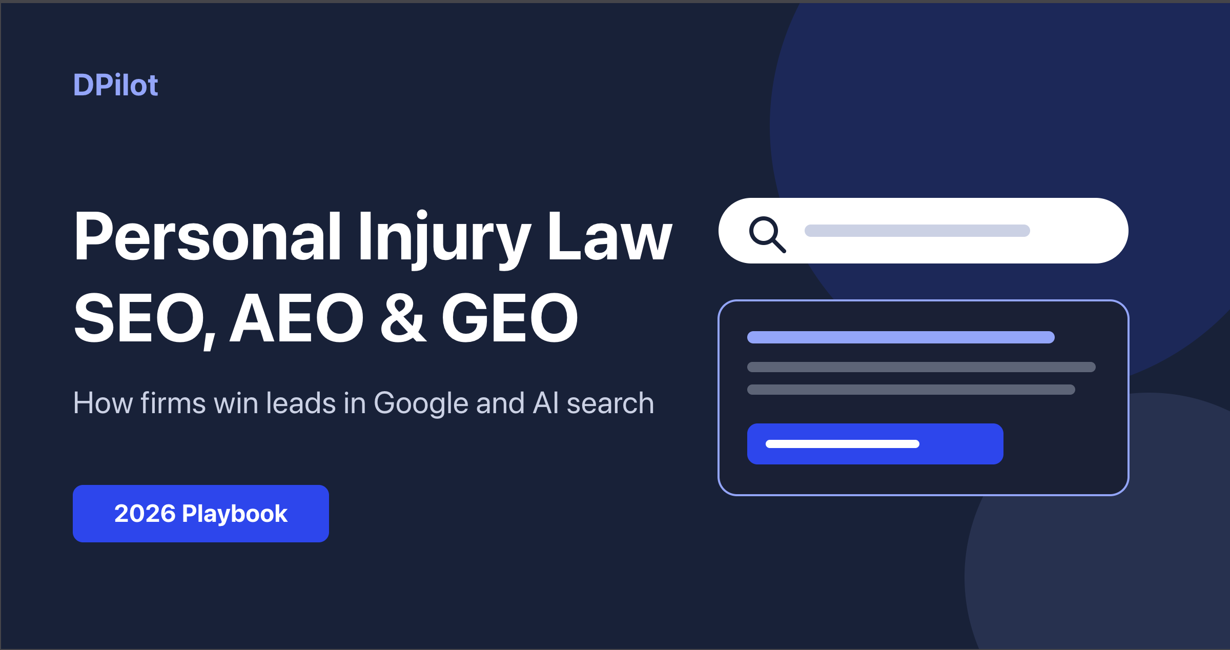 Personal injury law SEO, AEO and GEO: how firms win leads in Google and AI search
